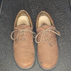 Oxford Merrell Topo Pure Shoes for Women - Brown, Size 7.5, Skin/Gamuz